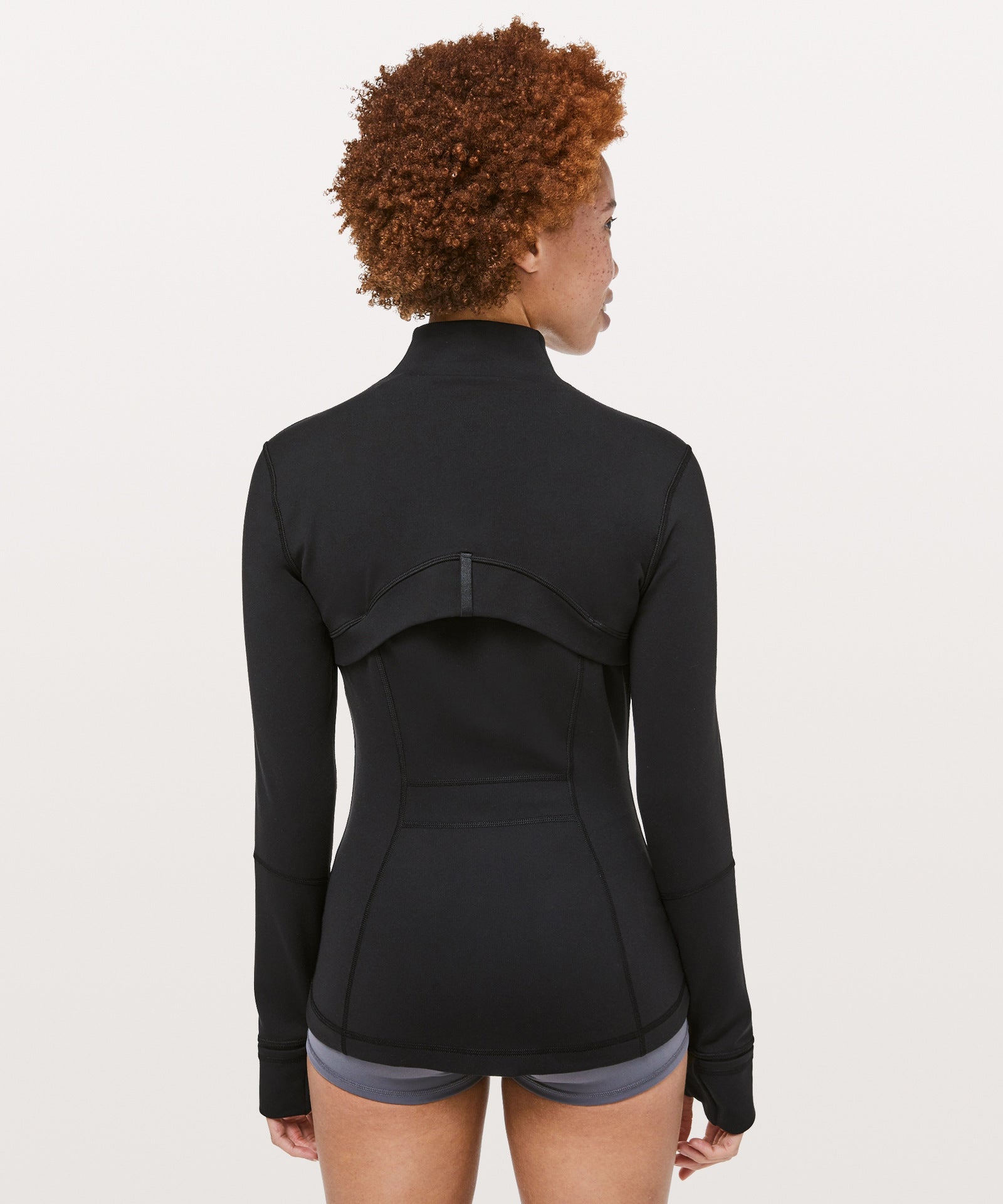 Reversible Brushed Yoga Clothes Ladies Jacket